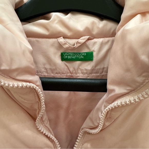 [SOLD] United Colors of Benetton: Long Winter Jacket in Pink (L, fits like S) - Picture 4 of 11
